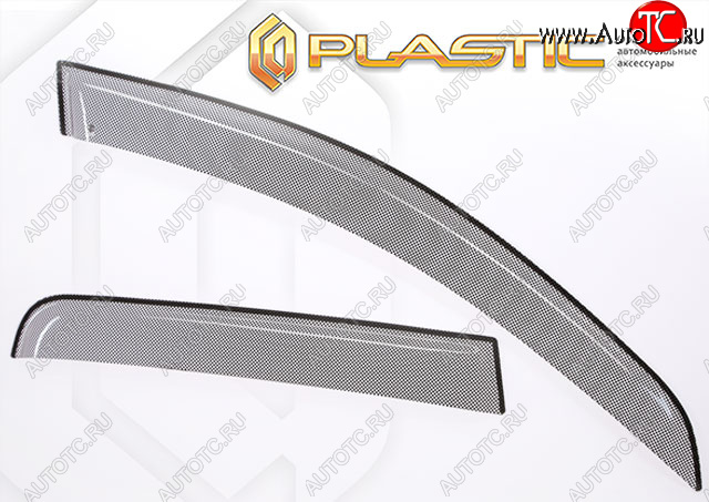 Дефлектора окон CA-Plastic  Hyundai Palisade (2018-2022) (Шелкография чёрная, Без хром. молдинга)Цена: 1 899 р.