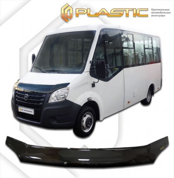Дефлектор капота (exclusive) CA-Plastic ГАЗ ГАЗель Next (Некст)  A60,A63, A64 (2014-2021) A60,A63, A64 автобус