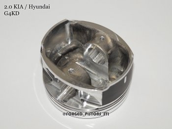 17 999 р. Поршни (KIA, Hyundai 2,0 G4KD под кольца 1,2/1,2/2,0) СТИ KIA Optima 2 MG седан (2005-2010) (диаметр поршня: 86,00 мм). Увеличить фотографию 2