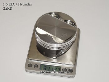 17 999 р. Поршни (KIA, Hyundai 2,0 G4KD под кольца 1,2/1,2/2,0) СТИ KIA Optima 1 GD седан (2000-2005) (диаметр поршня: 86,00 мм). Увеличить фотографию 4