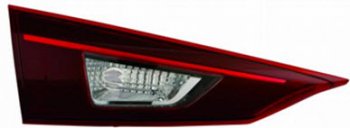 3 999 р. Левый фонарь задний (внутренний) DEPO Mazda 3/Axela BM рестайлинг седан (2016-2019). Увеличить фотографию 1