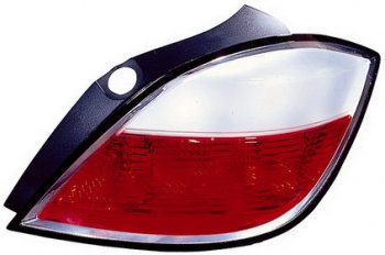 3 799 р. Правый фонарь задний (красно-белый) DEPO Opel Astra H хэтчбек 5дв дорестайлинг (2004-2007). Увеличить фотографию 1