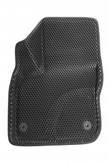4 749 р. Коврики в салон EVA (АКПП, 3D, ромб, чёрные) Seintex  Ford Focus  3 (2010-2015). Увеличить фотографию 2