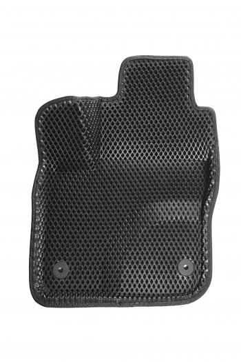 4 749 р. Коврики в салон EVA (МКПП, 3D, ромб, чёрные) Seintex  Ford Focus  3 (2014-2019). Увеличить фотографию 1