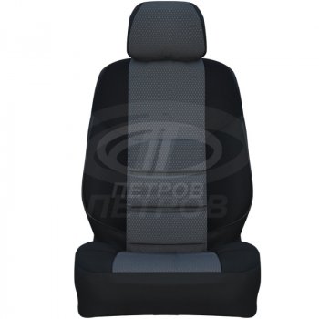 3 999 р. Чехлы сидений (экокожа-жаккард? Titanium Тrend Sport) Петров А10  Ford Focus  3 (2010-2019) (Черный). Увеличить фотографию 1