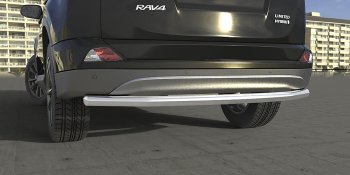 22 699 р. Защита заднего бампера (диаметр 57 мм) Arbori  Toyota RAV4  XA40 (2015-2019). Увеличить фотографию 1