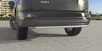 13 999 р. Защита заднего бампера (диаметр 57 мм) Arbori  Toyota RAV4  XA40 (2015-2019). Увеличить фотографию 1