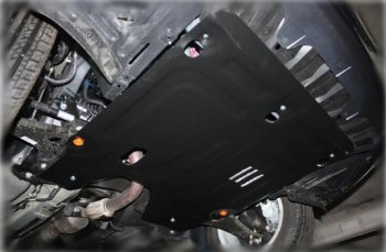 12 499 р. Защита картера двигателя и КПП (V-1,6) Alfeco  Chery Arrizo 7 (2014-2016) (Алюминий 3 мм). Увеличить фотографию 1
