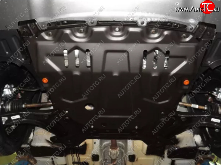 5 649 р. Защита картера двигателя и КПП (FWD) Alfeco Daihatsu Move  дорестайлинг (2014-2017) (Сталь 2 мм)