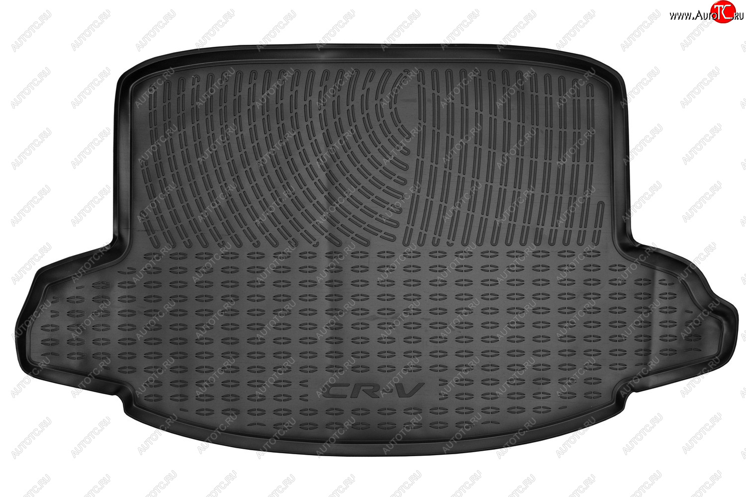 1 439 р. Коврик в багажник (нижний, без сабвуфера, полиуретан, чёрный) HONDA  Honda CR-V  RW,RT (2016-2024)