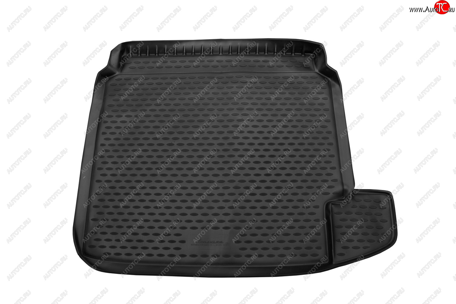 489 р. Коврик в багажник (полиуретан, чёрный) Element Chery M11 A3 седан (2010-2016)