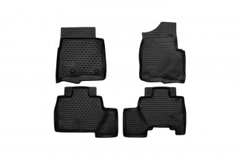 Комплект ковриков в салон (Super Cab, полиуретан, чёрные) Element Ford F 150 7 рестайлинг (2011-2014)
