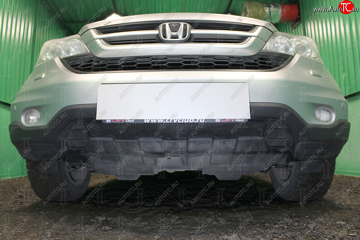 3 099 р.           Защита радиатора Honda CR-V III 2010-2012 black Honda CR-V RE1,RE2,RE3,RE4,RE5,RE7 рестайлинг (2009-2012) (черная)