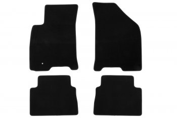 3 099 р. Коврики салона (текстиль) Klever Econom Chevrolet Lacetti седан (2002-2013) (Чёрные). Увеличить фотографию 1