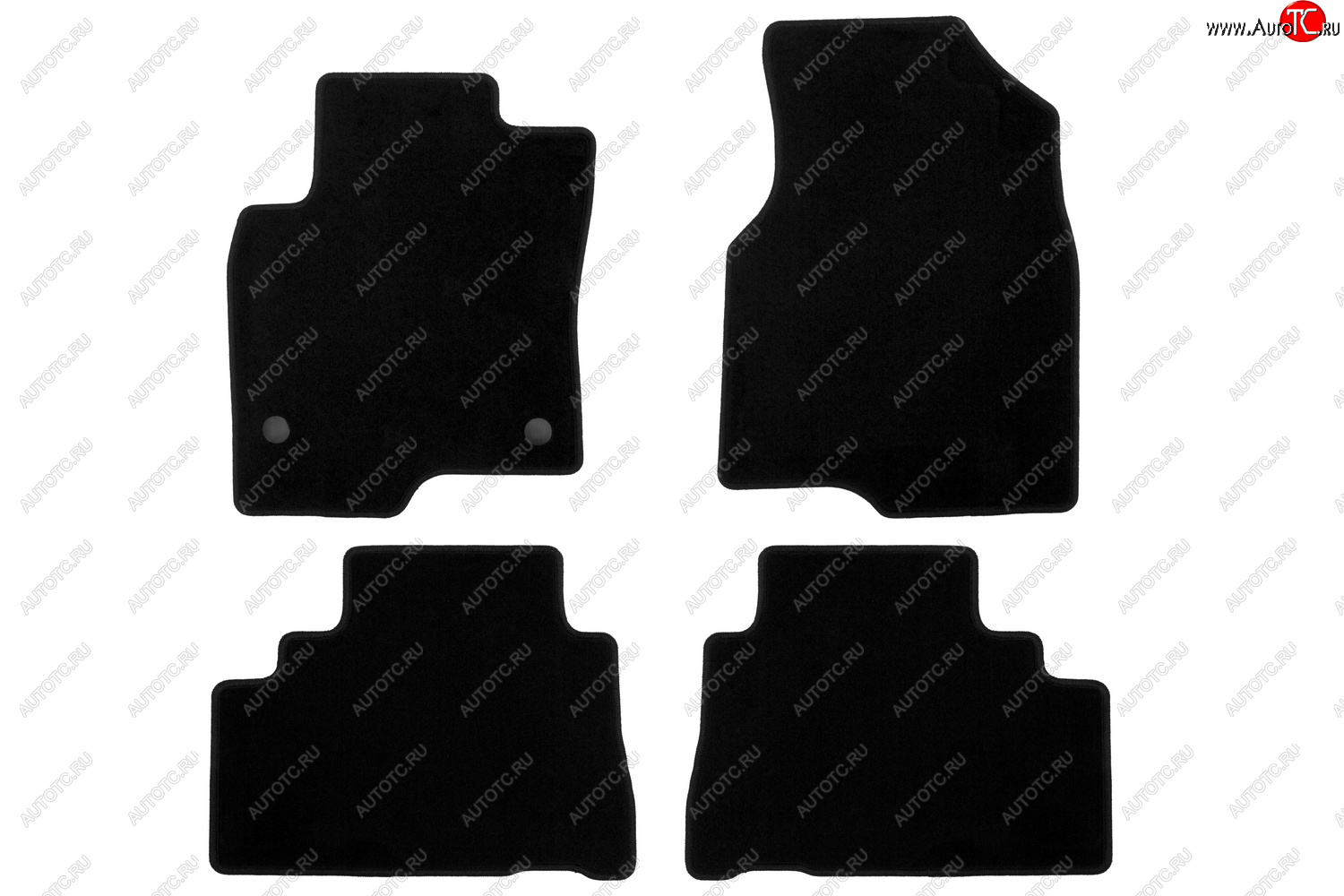 299 р. Комплект ковриков в салон (чёрные, текстиль) Klever Econom Chevrolet Captiva 1-ый рестайлинг (2011-2013)