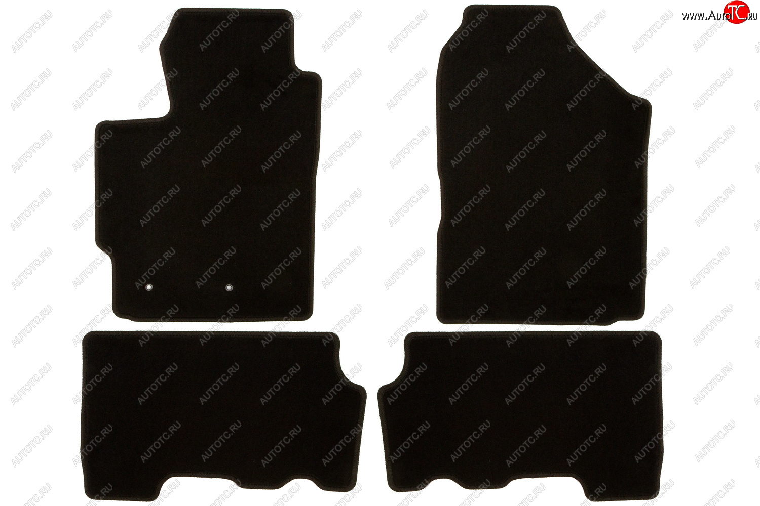2 699 р. Коврики салона (для авто с АКПП, текстиль) Klever Econom  Toyota Yaris  XP90 (2005-2008) (Чёрные)