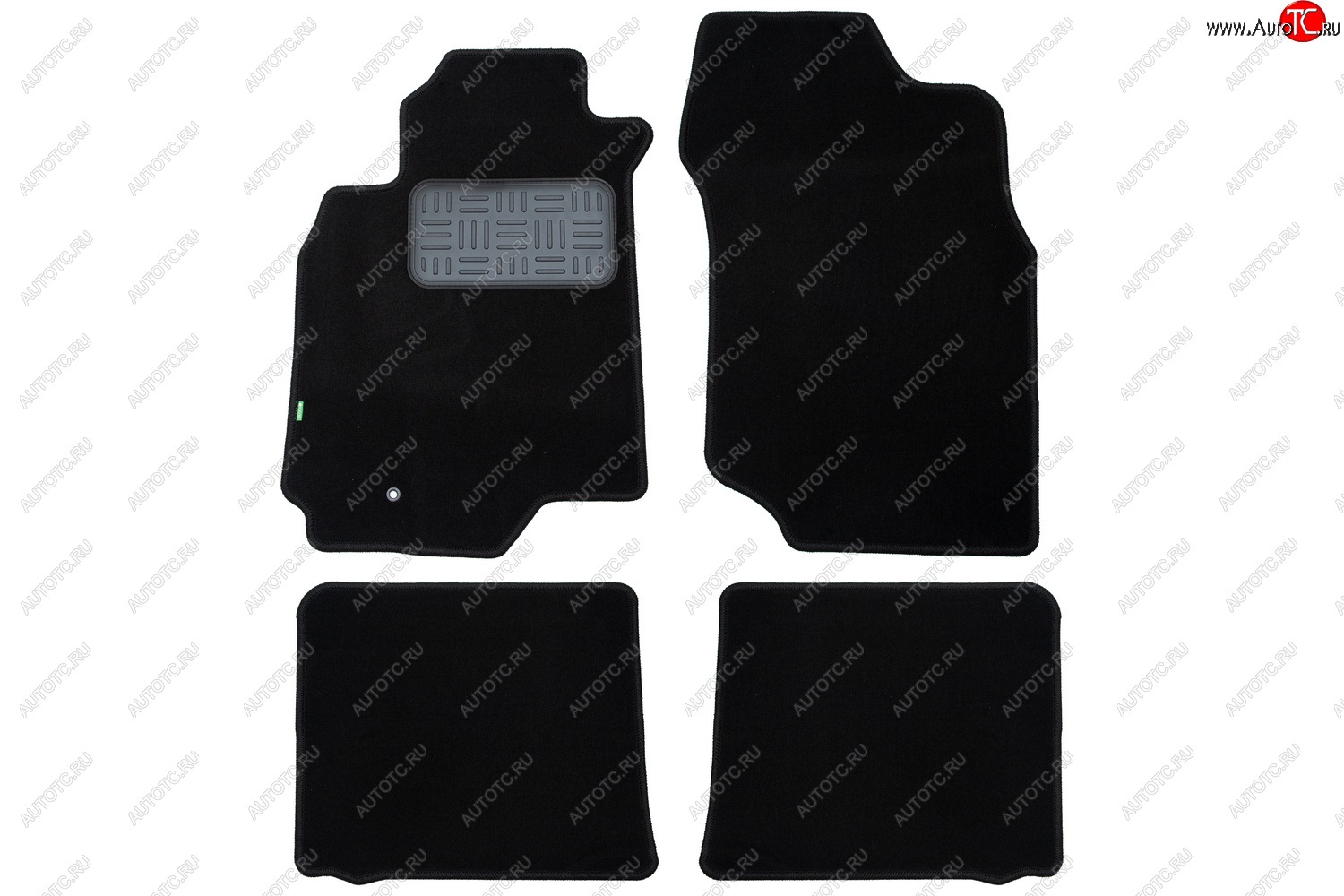 3 979 р. Комплект ковриков в салон (АКПП, чёрные, текстиль) Klever Standard  Mitsubishi Lancer  9 (2005-2009)