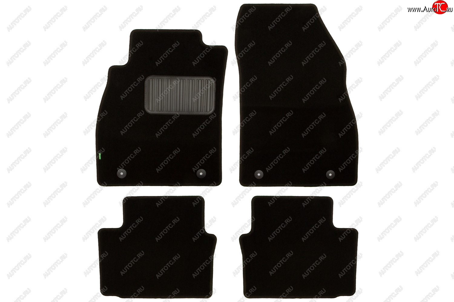 3 979 р. Комплект ковриков в салон (чёрные, текстиль) Klever Standard Opel Insignia A дорестайлинг седан (2008-2013)