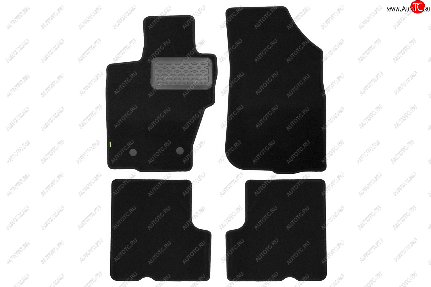 3 789 р. Комплект ковриков в салон (4WD, чёрные, текстиль) Klever Standard  Renault Duster  HS (2010-2015)