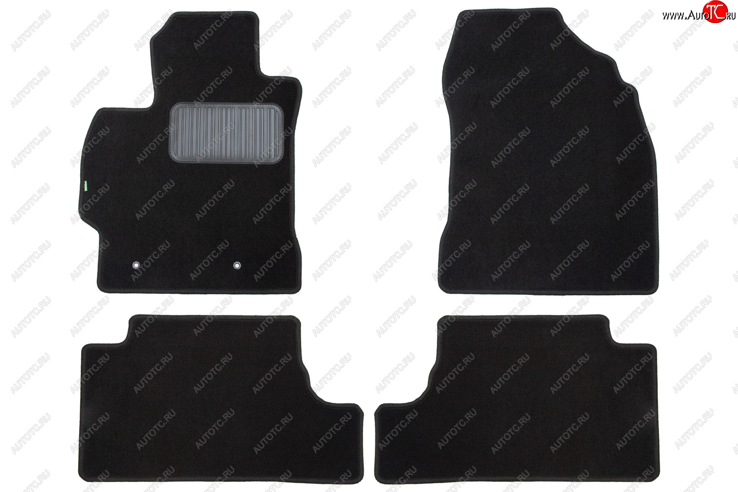 3 979 р. Комплект ковриков в салон (АКПП, чёрные, текстиль) Klever Standard  Toyota Land Cruiser Prado  J120 (2002-2009)