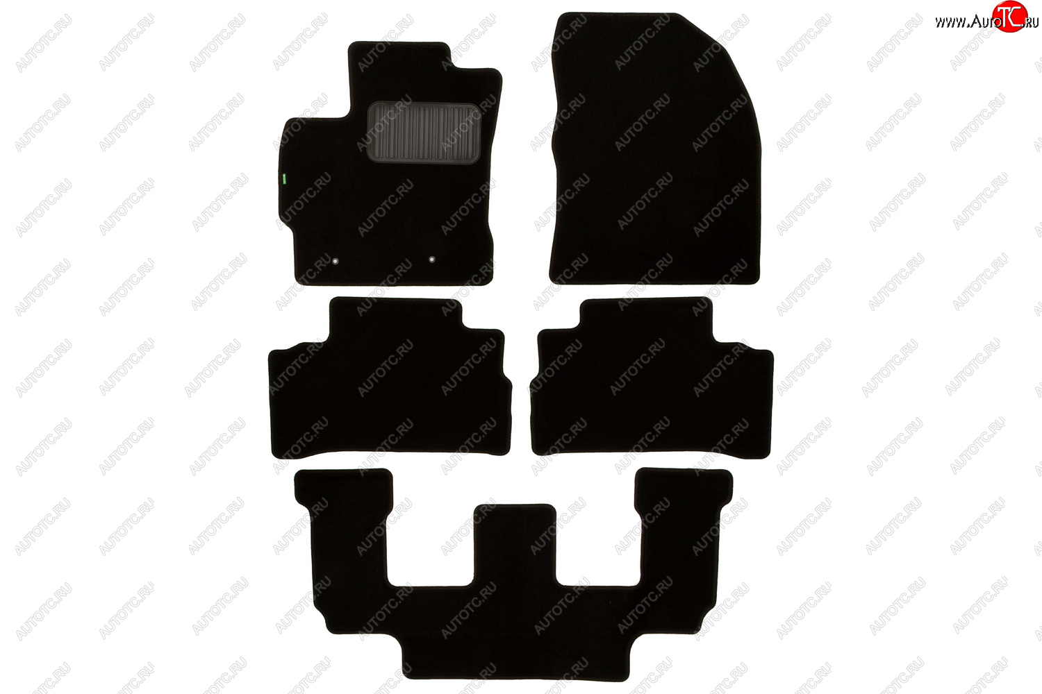3 979 р. Комплект ковриков в салон (АКПП, чёрные, текстиль) Klever Standard  Toyota Verso  R20 (2009-2012)