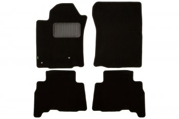 Комплект ковриков в салон (чёрные, текстиль) Klever Standard Toyota Land Cruiser Prado J150 дорестайлинг (2009-2013)