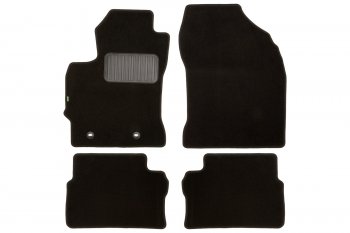 Комплект ковриков в салон (АКПП, чёрные, текстиль) Klever Standard Toyota Auris E180 хэтчбэк 5 дв. дорестайлинг (2012-2016)