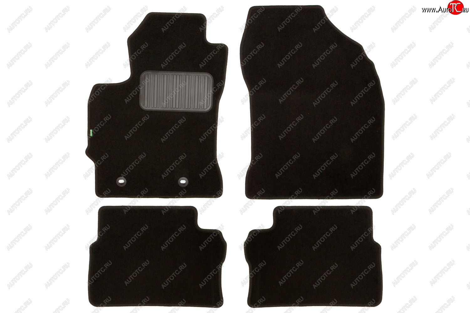 299 р. Комплект ковриков в салон (АКПП, чёрные, текстиль) Klever Standard  Toyota Auris  E180 (2012-2018)