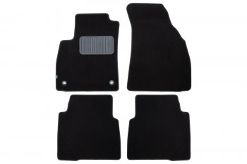 Комплект ковриков в салон (текстиль, чёрные) Element Hyundai Santa Fe 1 SM (2000-2012)