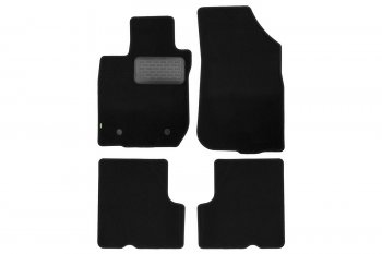 Комплект ковриков в салон (чёрные, текстиль) Klever Standard Renault Sandero Stepway (BS) (2010-2014)