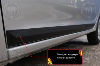 Передний правый молдинг на дверь Русская Артель Renault Sandero (B8) дорестайлинг (2014-2018)