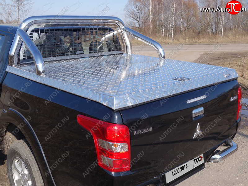 64 999 р. Крышка багажника (алюминий) TCC Mitsubishi L200 5 KK,KL дорестайлинг (2015-2019)