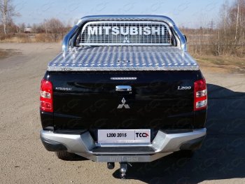 64 999 р. Крышка багажника (алюминий) TCC Mitsubishi L200 5 KK,KL рестайлинг (2018-2022). Увеличить фотографию 1