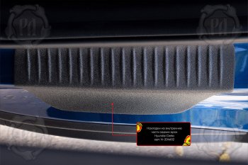 759 р. Задние накладки на пороги дверей (арочная часть) Русская Артель  Hyundai Creta  SU (2021-2024) (Поверхность текстурная). Увеличить фотографию 3