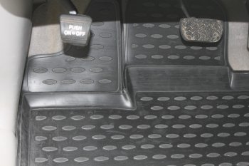 3 099 р. Коврики в салон Element (полиуретан)  Toyota Sienna  XL20 (2003-2010). Увеличить фотографию 2