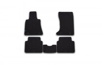 Комплект ковриков в салон (текстиль, чёрные) Element Hyundai Genesis DH седан рестайлинг (2014-2017)