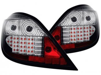 10 249 р. Комплект фонарей задних (хрусталь, диодные, чёрные внутри) BodyParts  Opel Astra  H (2004-2015). Увеличить фотографию 1