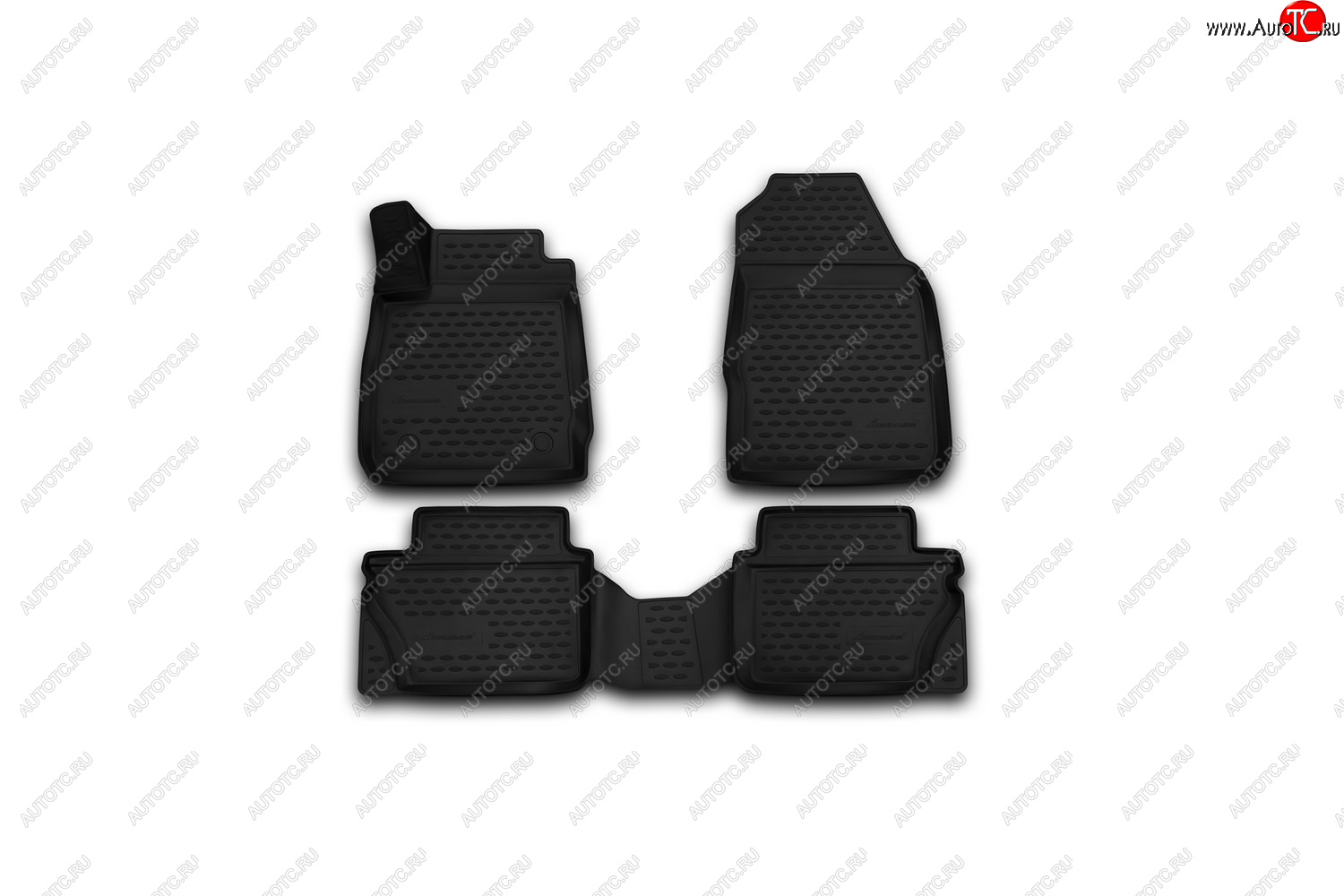 2 699 р. Комплект ковриков в салон (полиуретан, чёрные) Element Ford Fiesta 6 хэтчбэк 5 дв. рестайлинг (2012-2019)