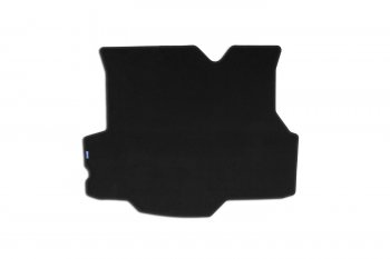 549 р. Коврик в багажник (текстиль, чёрный) Element Ford Fiesta 6 седан рестайлинг (2012-2019). Увеличить фотографию 1