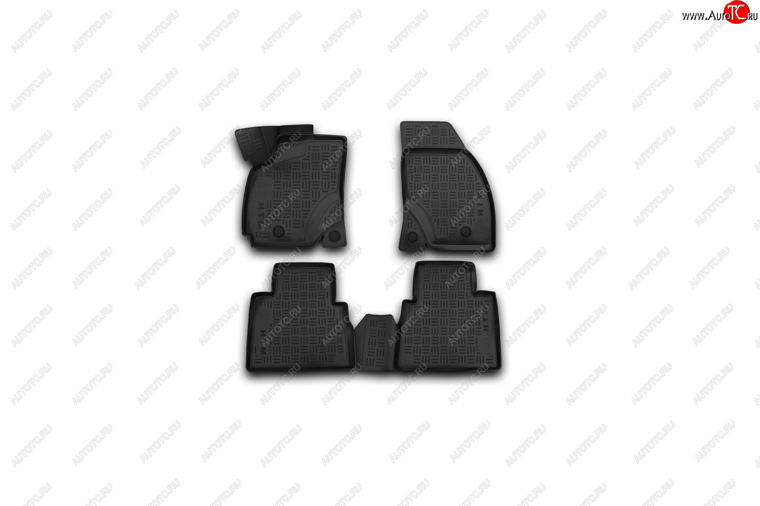 1 989 р. Комплект ковриков в салон HAWTAI 3D (полиуретан, чёрные)  Hawtai Boliger (2017-2024)