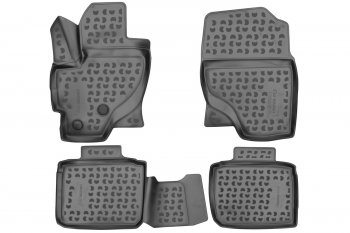 1 979 р. Комплект ковриков в салон HAIMA 3D (полиуретан, чёрные) Haima M3 (2013-2016). Увеличить фотографию 1