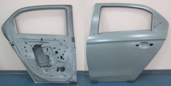 15 999 р. Левая дверь задняя BodyParts  Peugeot 301 (2012-2017) (Неокрашенная). Увеличить фотографию 1