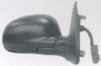 1 269 р. Правое зеркало заднего вида (плоское, электрическая регулировка, с подогревом, Тайвань) BodyParts Peugeot 406 8E,F универсал рестайлинг (1999-2004) (Неокрашенное). Увеличить фотографию 1