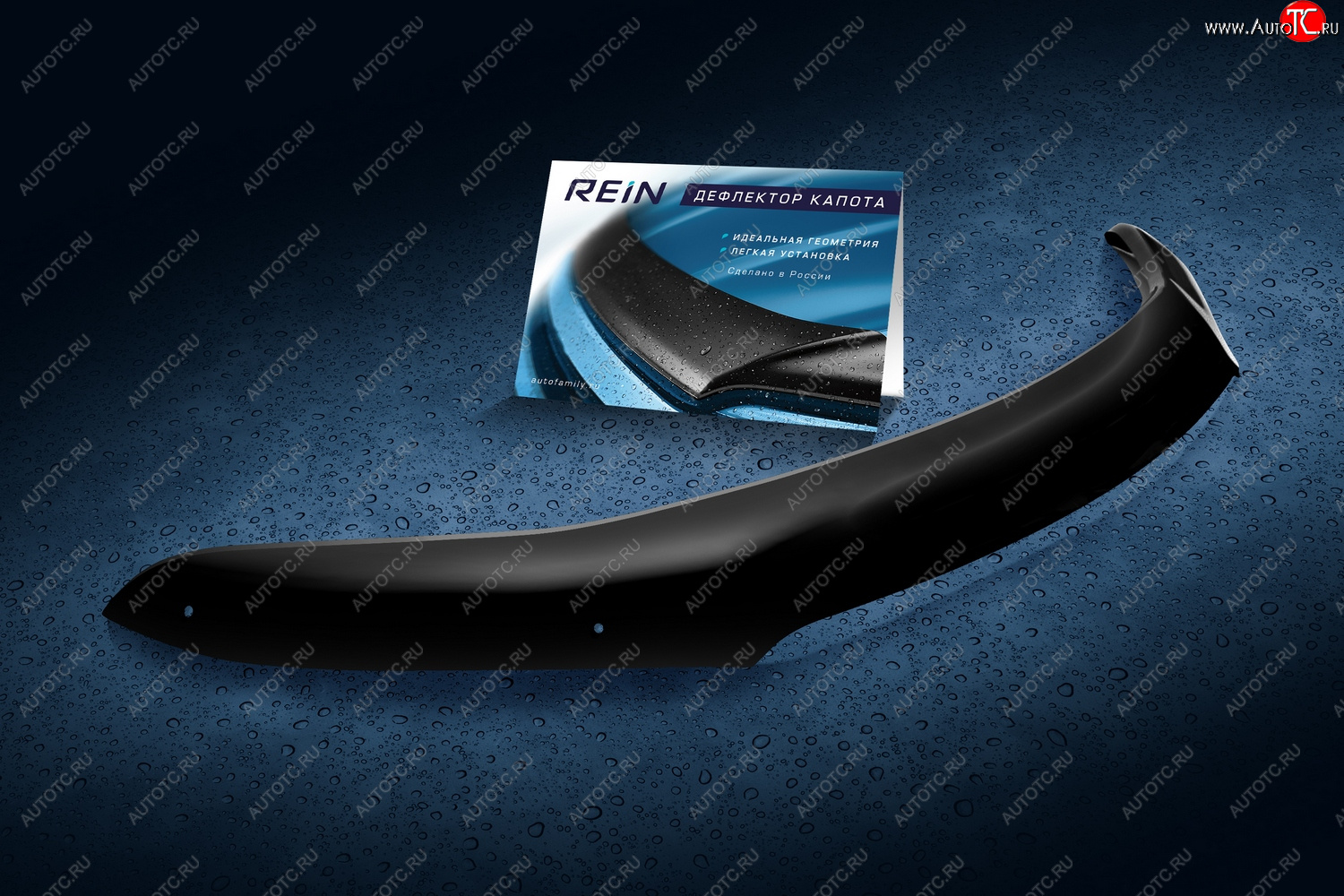 1 р. Дефлектор капота (ЕВРО крепеж) REIN  Mercedes-Benz Sprinter  W906 (2014-2018)
