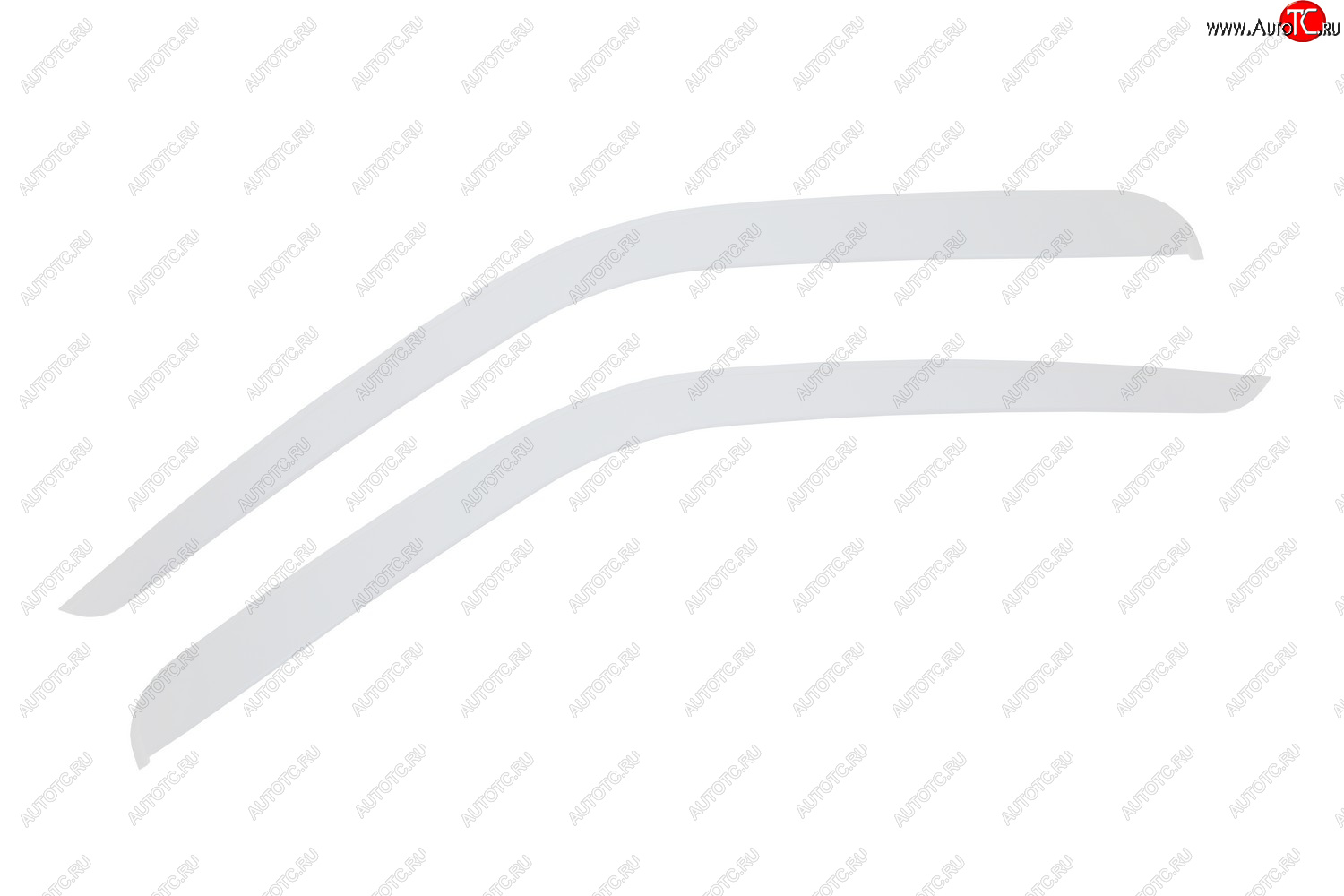 419 р. Дефлекторы окон (накладные, белые) REIN ГАЗ ГАЗель 3302 1-ый рестайлинг бортовой  (2003-2010)