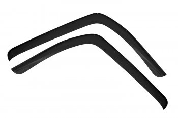 1 699 р. Дефлекторы окон (накладные) REIN  JAC N120 (2014-2024) (Чёрные). Увеличить фотографию 1