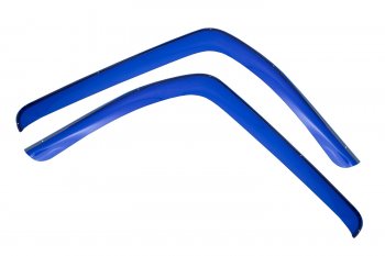 1 899 р. Дефлекторы окон (накладные, синие) REIN  JAC N120 (2014-2024) (Синие). Увеличить фотографию 1