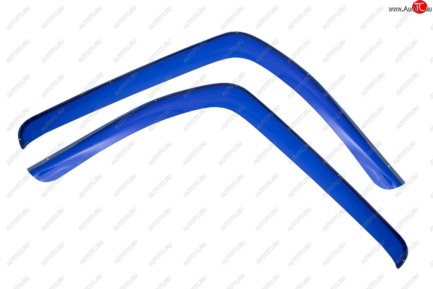 2 р. Дефлекторы окон (накладные, синие) REIN  JAC N120 (2014-2024) (Синие)