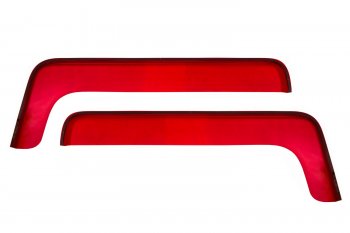 1 999 р. Дефлекторы окон (без логотипа MAN TGA, накладные, красные) REIN MAN TGA (2000-2024) (Красные). Увеличить фотографию 1