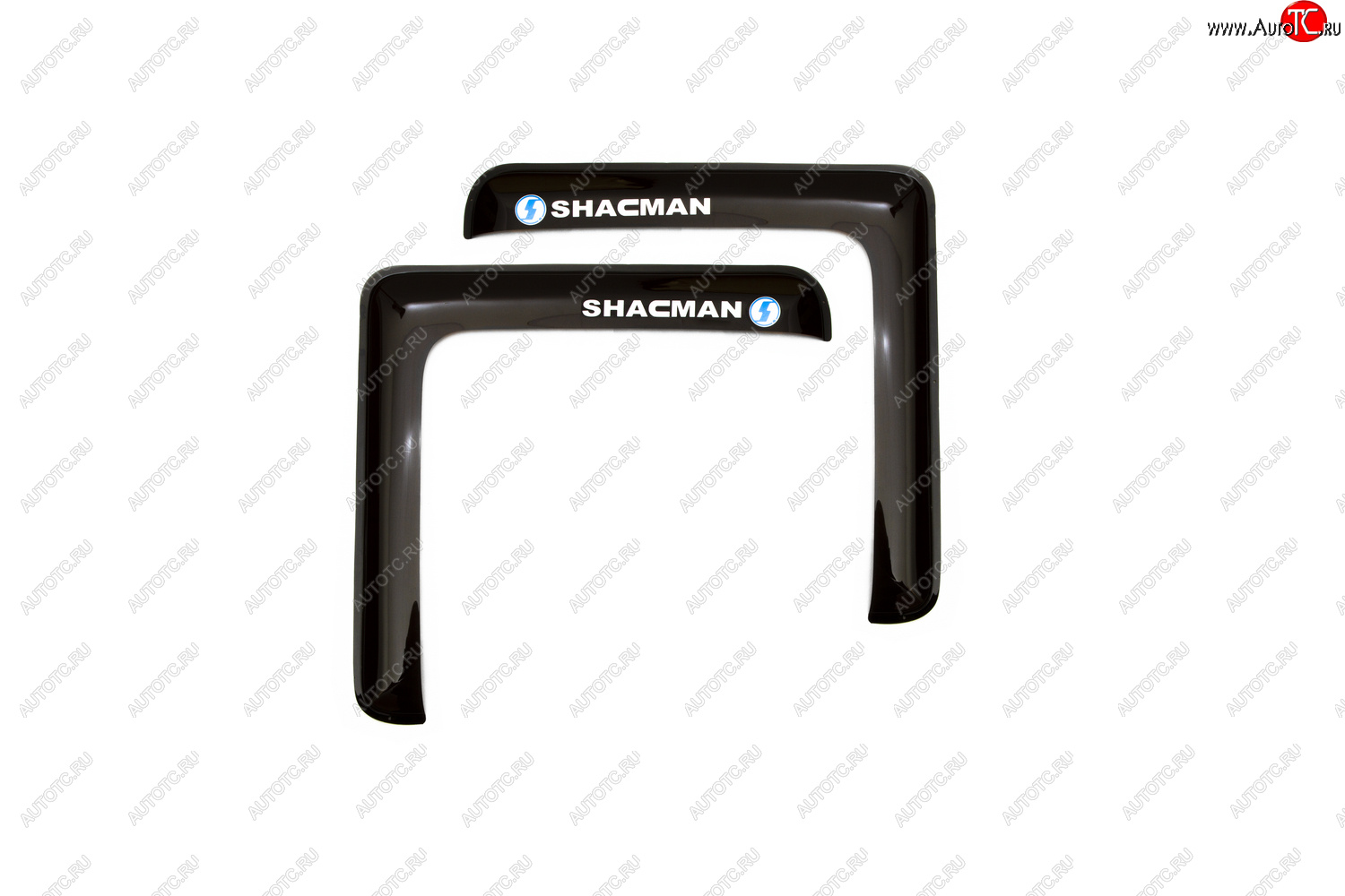 1 499 р. Дефлекторы окон (с логотипом SHACMAN, накладные, дымчатые) REIN  SHACMAN F2000 (2013-2024)